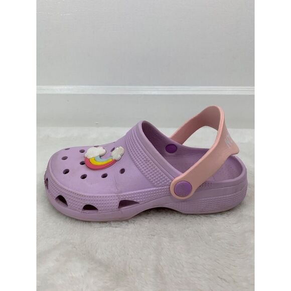 Unicorn-Themed Girls Clogs With Adjustable Strap Size 5.5 - Picture 4 of 8